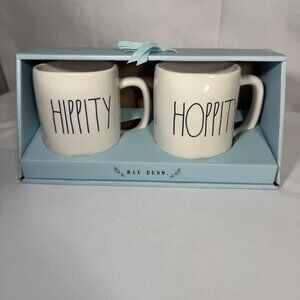 Rae Dunn HIPPITY and HOPPITY Mug Set by Magenta